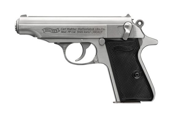 Walther PP .380 ACP Pistol - Stainless Steel